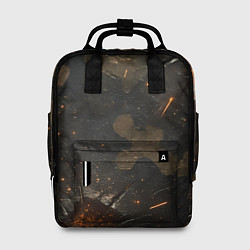 Рюкзак женский Камуфляж со следами от пуль, цвет: 3D-принт