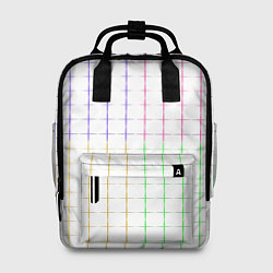 Женский рюкзак Color white multicolored stripes
