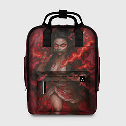 Рюкзак женский Незуко Камадо реализм, цвет: 3D-принт