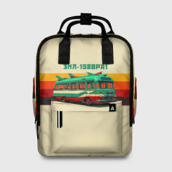 Рюкзак женский Ретро автобус ЗИЛ поп-арт, цвет: 3D-принт