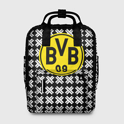 Рюкзак женский Borussia pattern geometry, цвет: 3D-принт