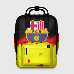 Рюкзак женский Borussia абстракция золото геометрия, цвет: 3D-принт