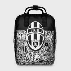 Рюкзак женский Juventus отпечатки текстура, цвет: 3D-принт