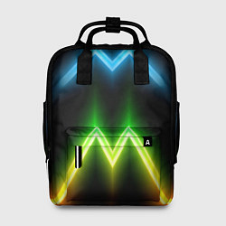 Рюкзак женский Neon multicolored lines, цвет: 3D-принт