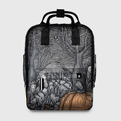 Рюкзак женский Осенние шалости духов, цвет: 3D-принт
