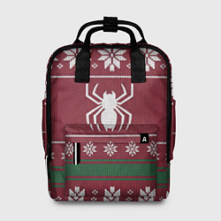 Женский рюкзак Рождественский свитер Человека паука