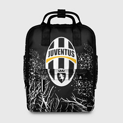 Рюкзак женский Ювентус белые деревья, цвет: 3D-принт