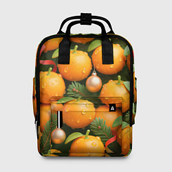 Рюкзак женский Мандариновое настроение, цвет: 3D-принт