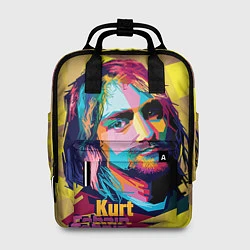 Рюкзак женский Kurt Cobain: Abstraction, цвет: 3D-принт