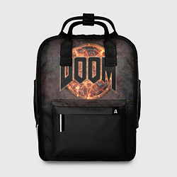 Рюкзак женский DOOM Fire, цвет: 3D-принт