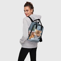 Рюкзак женский Лисичка фыр-фыр, цвет: 3D-принт — фото 2