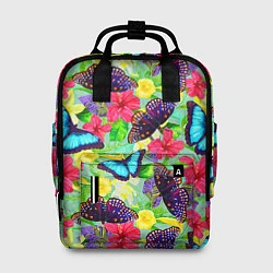 Рюкзак женский Summer Butterflies, цвет: 3D-принт