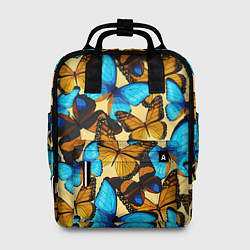 Рюкзак женский Бабочки, цвет: 3D-принт