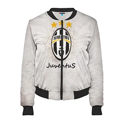 Бомбер женский Juventus3, цвет: 3D-черный