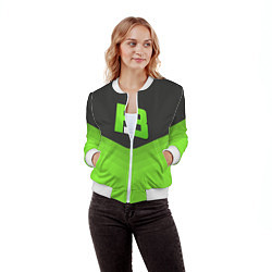 Бомбер женский FlipSid3 Uniform, цвет: 3D-белый — фото 2