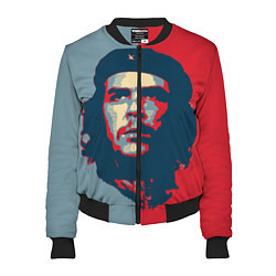 Бомбер женский Che Guevara, цвет: 3D-черный