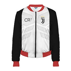 Бомбер женский FC Juventus: CR7 18-19, цвет: 3D-красный