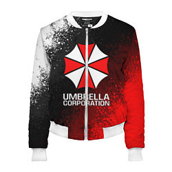 Бомбер женский UMBRELLA CORP, цвет: 3D-белый