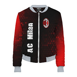 Бомбер женский AC MILAN AC Milan Графика, цвет: 3D-меланж