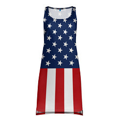 Туника женская Флаг США, цвет: 3D-принт
