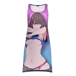 Туника женская Ahegao Girl, цвет: 3D-принт