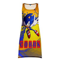 Туника женская Sonic - Соник, цвет: 3D-принт