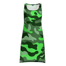 Туника женская CAMOUFLAGE GREEN, цвет: 3D-принт