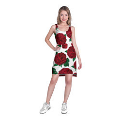 Туника женская Винтажные розы, цвет: 3D-принт — фото 2