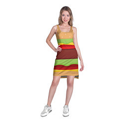 Туника женская Бутерброд, цвет: 3D-принт — фото 2