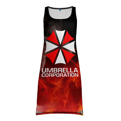 Туника женская Umbrella Corporation пламя, цвет: 3D-принт