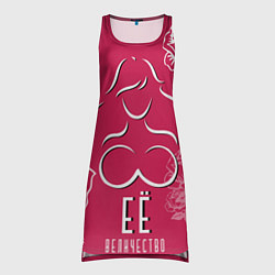 Туника женская Её величество Розы, цвет: 3D-принт