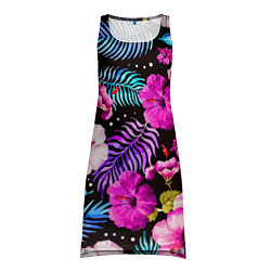 Туника женская Floral pattern Summer night Fashion trend, цвет: 3D-принт