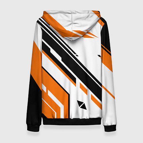 Женская толстовка CS:GO Asiimov P90 Style / 3D-Черный – фото 2