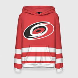 Толстовка-худи женская Carolina Hurricanes, цвет: 3D-белый