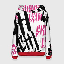 Толстовка-худи женская Kai Wachi, цвет: 3D-красный