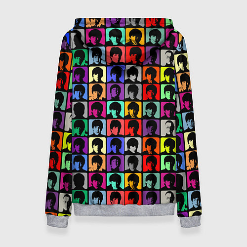 Женская толстовка The Beatles: pop-art / 3D-Меланж – фото 2