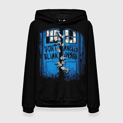 Толстовка-худи женская Будка доктора, цвет: 3D-черный