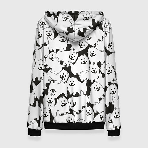Женская толстовка Undertale Annoying dog / 3D-Черный – фото 2