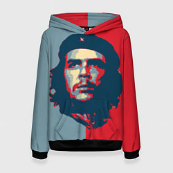 Толстовка-худи женская Che Guevara, цвет: 3D-черный