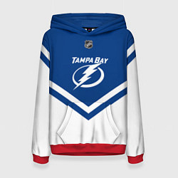 Толстовка-худи женская NHL: Tampa Bay Lightning, цвет: 3D-красный