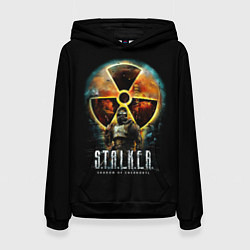 Толстовка-худи женская STALKER: Shadow of Chernobyl, цвет: 3D-черный