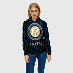 Толстовка-худи женская Inter CFM, цвет: 3D-черный — фото 2