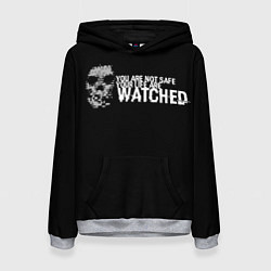 Толстовка-худи женская Watch Dogs 2, цвет: 3D-меланж