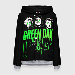 Толстовка-худи женская Green Day: Acid eyes, цвет: 3D-меланж