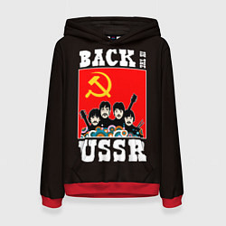 Толстовка-худи женская Back In The USSR, цвет: 3D-красный
