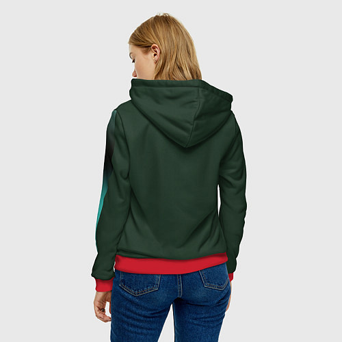 Женская толстовка Цири / 3D-Красный – фото 4
