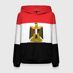 Женская толстовка Флаг и герб Египта