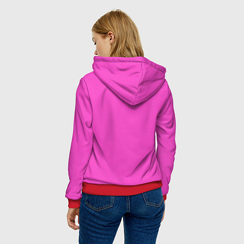 Женская толстовка Barbie / 3D-Красный – фото 4