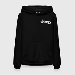 Толстовка-худи женская Jeep, цвет: 3D-черный