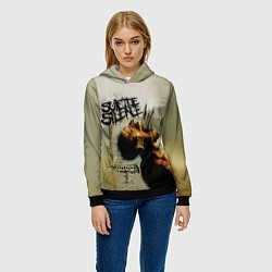 Толстовка-худи женская Suicide Silence: The cleansing, цвет: 3D-черный — фото 2